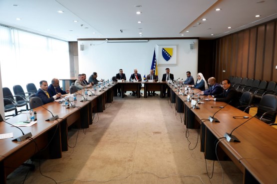 Member of the House of Representatives and Chair of the PABiH Friendship Group for Africa and the Middle East Midhat Čaušević Meets with Iraqi Parliamentary Delegation
